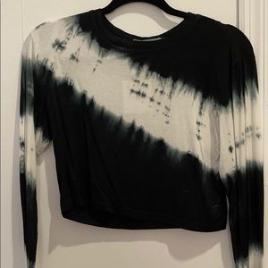 ADIKA cropped tie dye long sleeve (never worn)